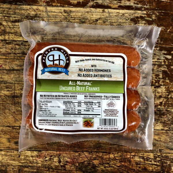 All Natural Uncured Beef Franks 4/1