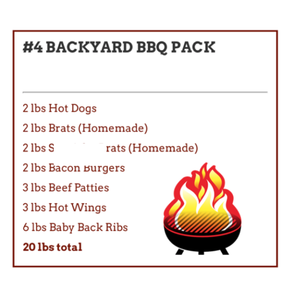 #4 Backyard BBQ Meat Pack