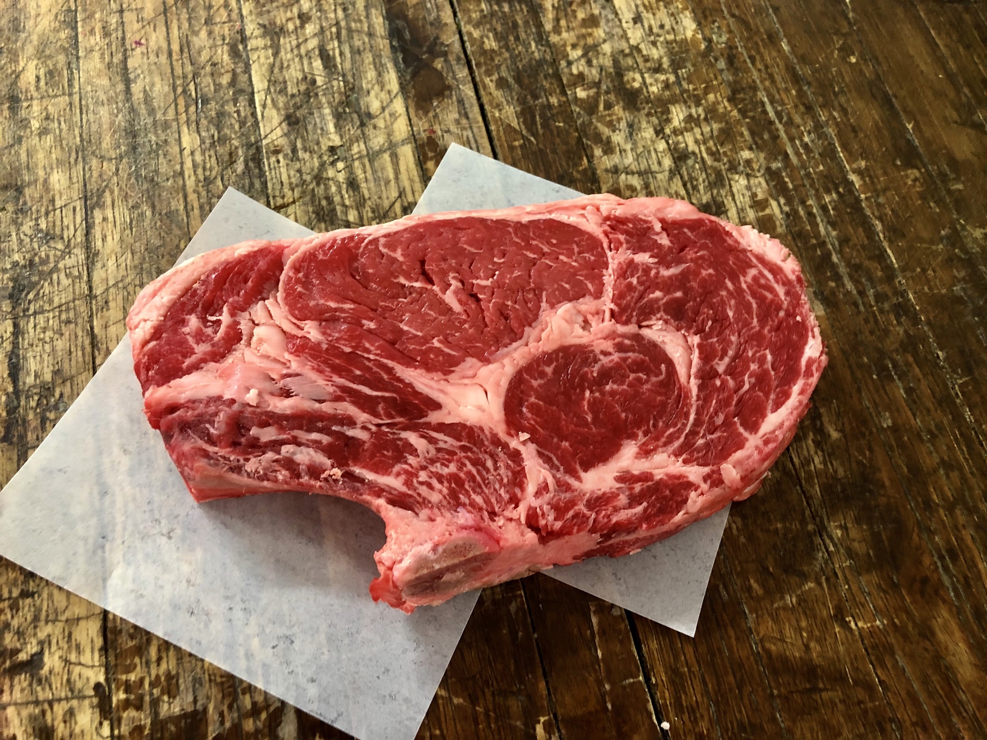Rib Steak (18 oz) - Knutzen's Meats